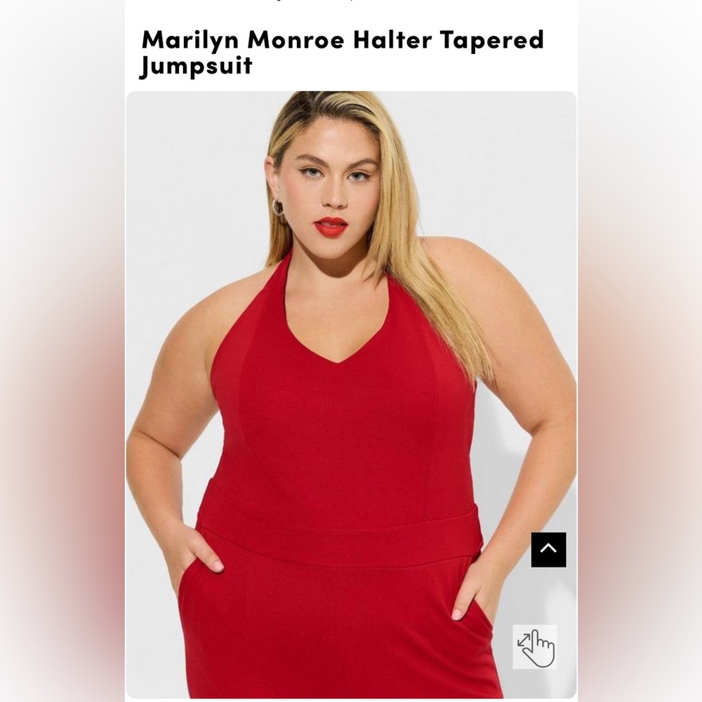 TORRID MARILYN MONROE Halter Jumpsuit 1X - Picture 6 of 6